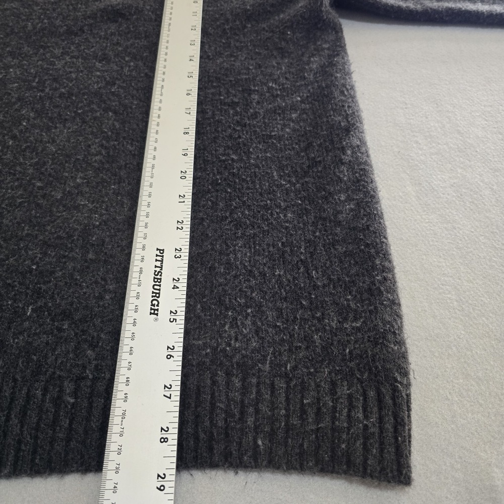 dip Men XXL Gray Sweater Shawl Collar Button Pullover Ribbed Knit Wool Blend - Picture 7 of 10